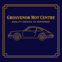 Grosvenor MOT Test Centre Logo